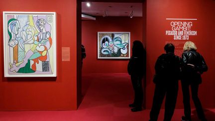 L'exposition "It's Pablo-matic : Picasso According to Hannah Gadsby" au Brooklyn Museum à New York du 2 juin au 24 septembre 2023 (JUSTIN LANE/EPA/MaxPPP)
