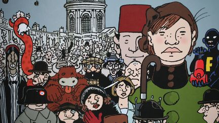 Adèle Blanc-Sec dans sa dernière aventure "Le Bébé des Buttes-Chaumonts".&nbsp; (Tardi / Editions Casterman)