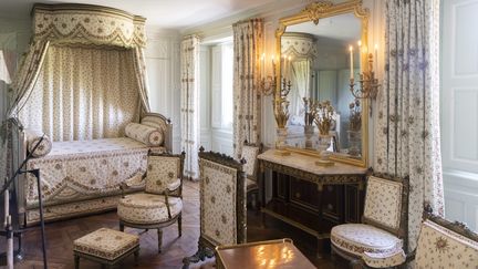 La chambre de Marie-Antoinette au Petit Trianon, dans le domaine du château de Versailles (VINCENT ISORE / MAXPPP)