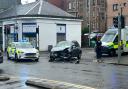 The crash happened in Patrick Street on Wednesday morning.