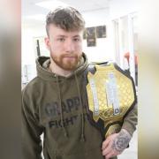 Jordan McIntyre will be defending his MMA strawweight MMA title in Barnsley next month