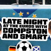 Martin Compston and Gordon Smart have been filming the show in front of a live audience in Munich