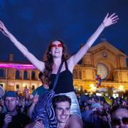 Festivalgoers watch Ministry of Sound Classical