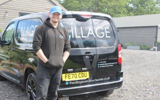 Jordan Harris of The Village Window Cleaner