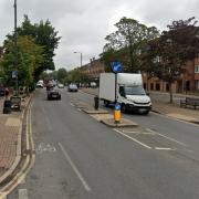 The incident took place at a shop in Uxbridge Road