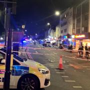 Picture from scene of Edgware Road stabbing