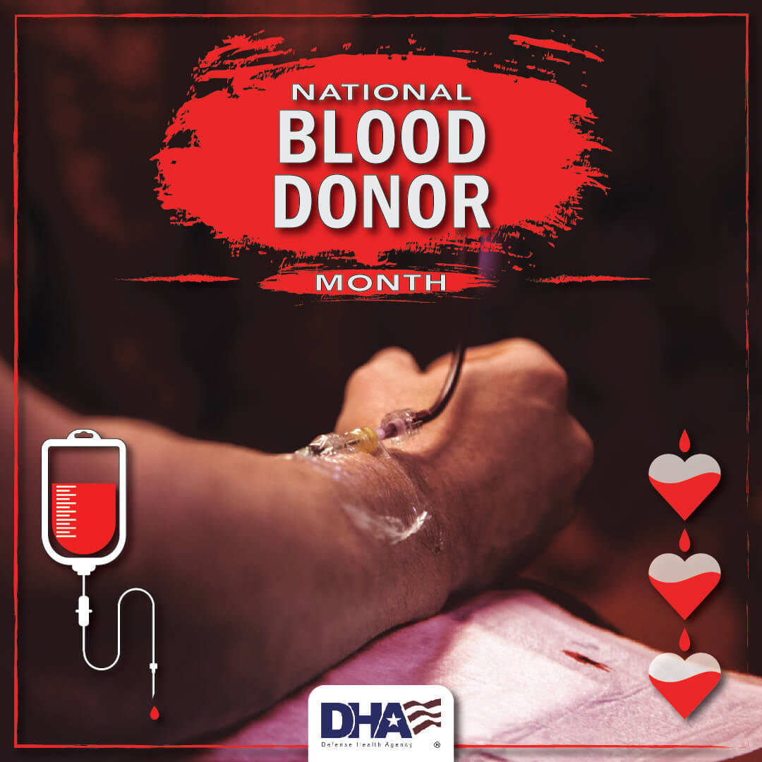 Link to Infographic: National Blood Donor Month