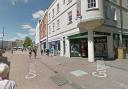 The Body Shop in Hereford at the corner of Gomond Street and Commercial Street