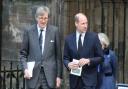 Prince William (right) with Edward Harley, the Lord-Lieutenant of Herefordshire