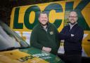 Richard Warner, left, Lock Stock Self Storage’s new regional manager with Operations Manager Mike Trow