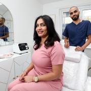 Dr Rasha Osman and Dr Mazin Madani at their aesthetics clinic in Hereford