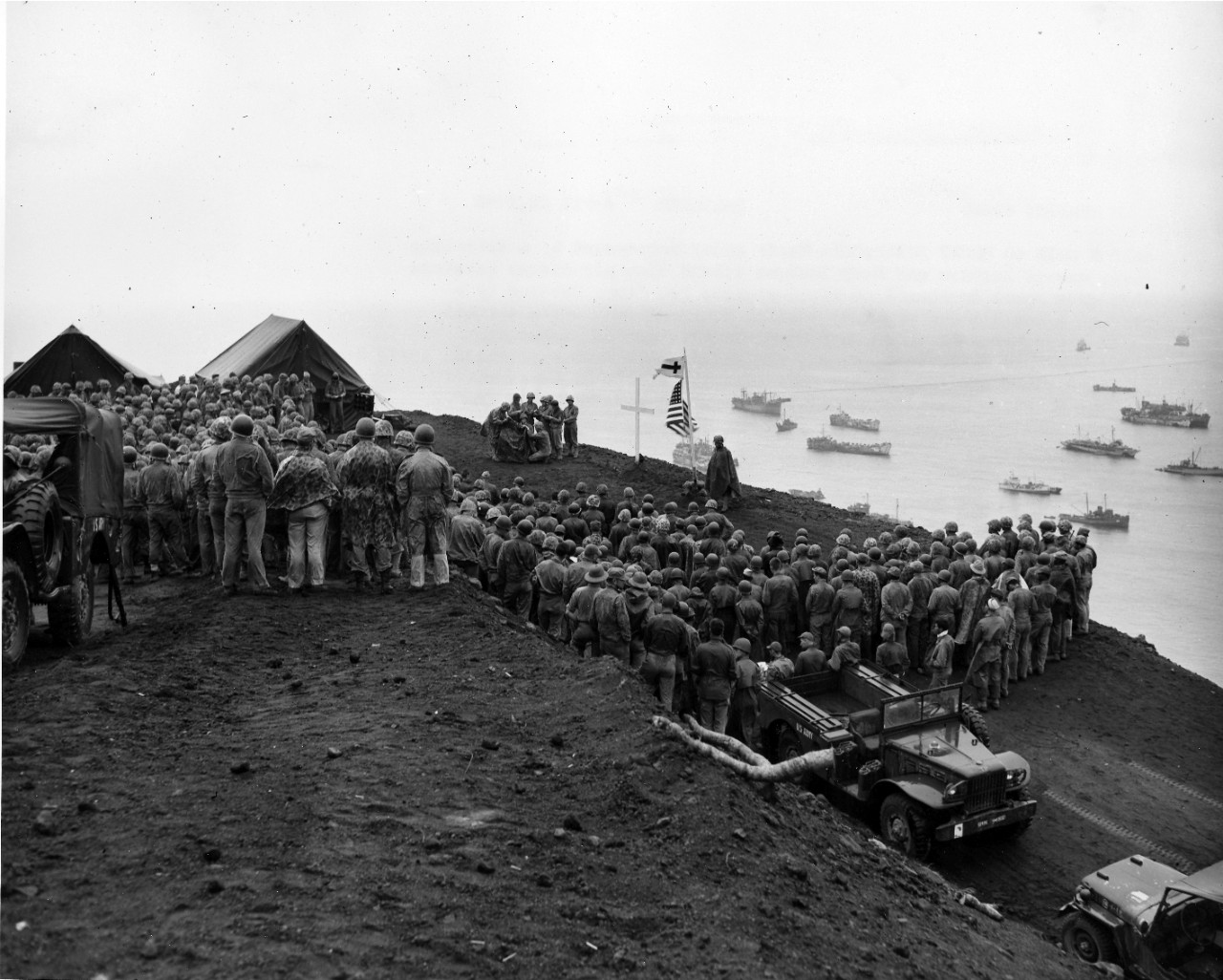 Easter morning on Mount Suribachi