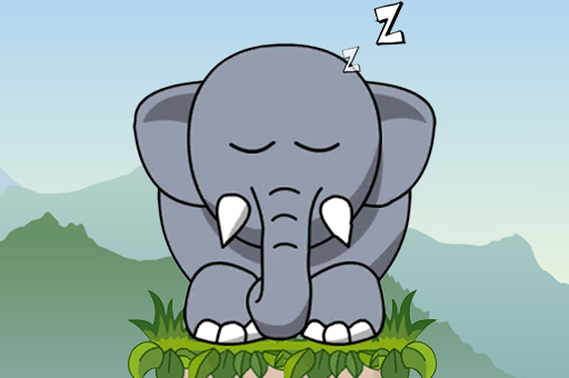 Hra - Snoring Elephatn Puzzle