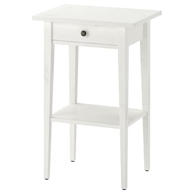 HEMNES Nightstand, white stain, 18 1/8x13 3/4 "