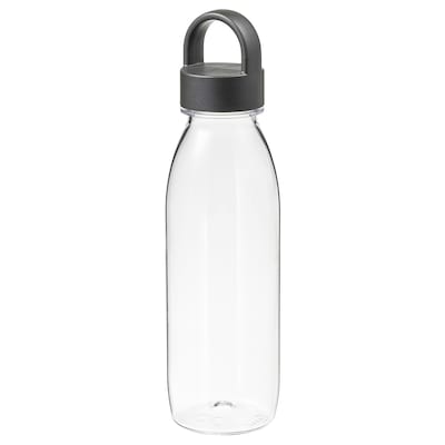 IKEA 365+ Water bottle, dark gray, 17 oz