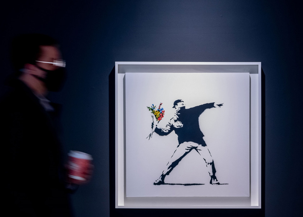 Η μεγαλύτερη συλλογή έργων τέχνης του Banksy θα εκτεθεί στο Λονδίνο