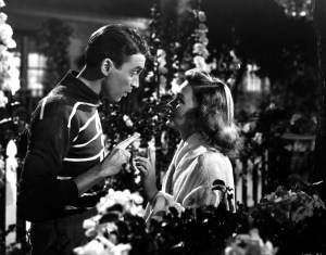 IT'S A WONDERFUL LIFE, James Stewart, Donna Reed, 1946