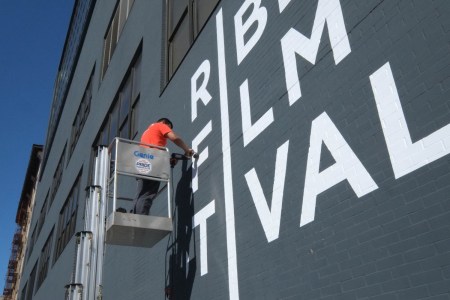 Tribeca Festival signage