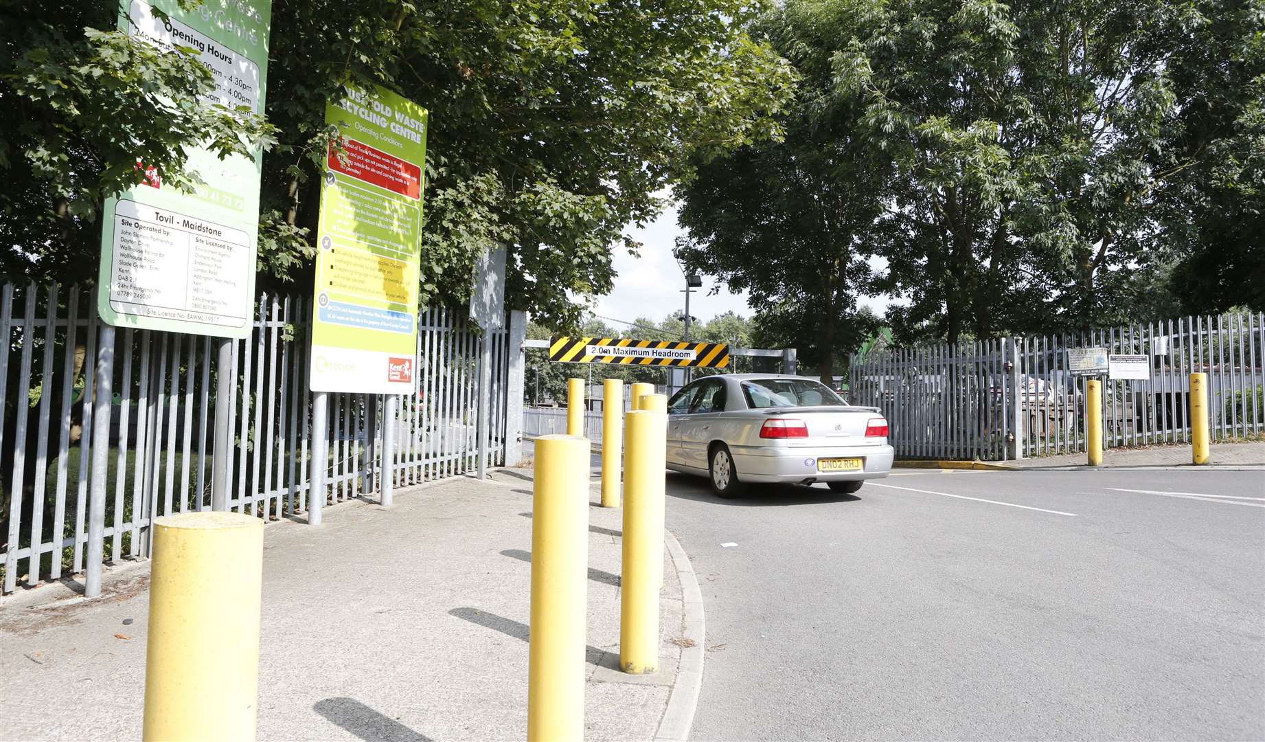 The Tovil Recycling Centre in Burial Ground Lane