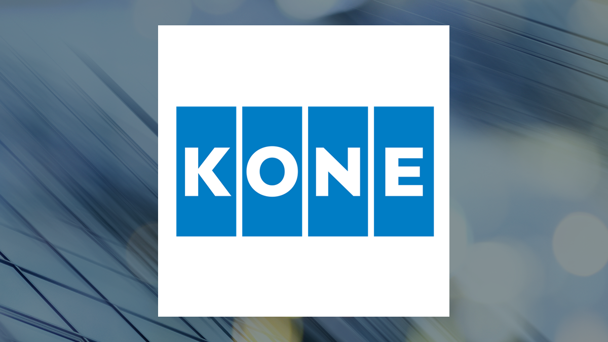 KONE Oyj logo with Industrial Products background