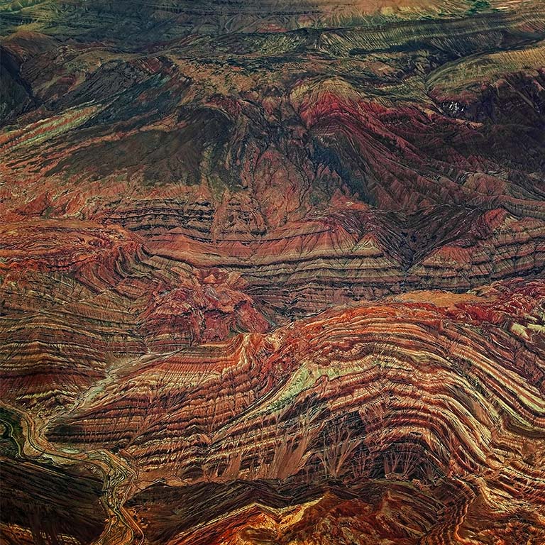 View of the Arabian Nubian shield and Precambrian crystalline rocks 