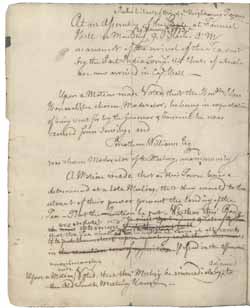 Boston Tea Party meeting minutes, 29-30 November 1773 