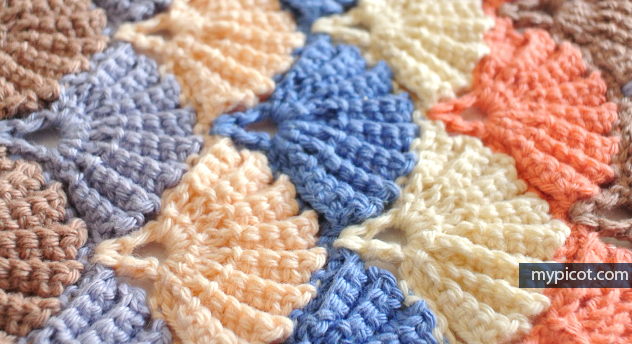 Crochet shell stitch