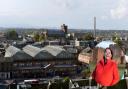 Carlisle's Market Hall with inset of Julie Minns, Carlisle MP