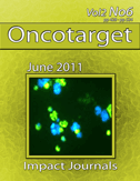 Journal Cover for Oncotarget V2N6