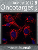 Journal Cover for Oncotarget V3N8