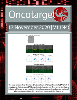 Journal Cover for Oncotarget V11N46