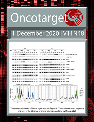 Journal Cover for Oncotarget V11N48