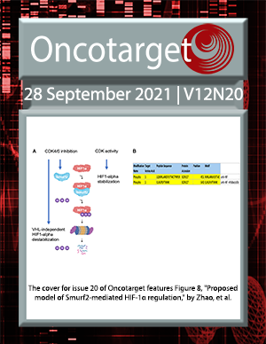 Journal Cover for Oncotarget V12N20