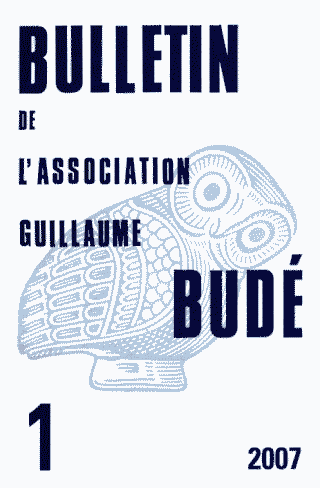 vignette collection Bulletin de l'Association Guillaume Budé