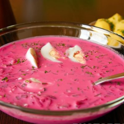 Холодник — суп из свеклы и картофеля «По-литовски» - рецепт с фото