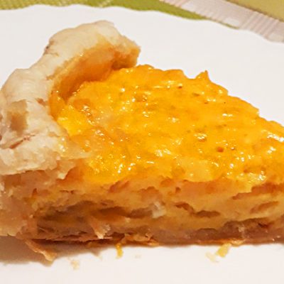Заливной яично-луковый пирог - рецепт с фото