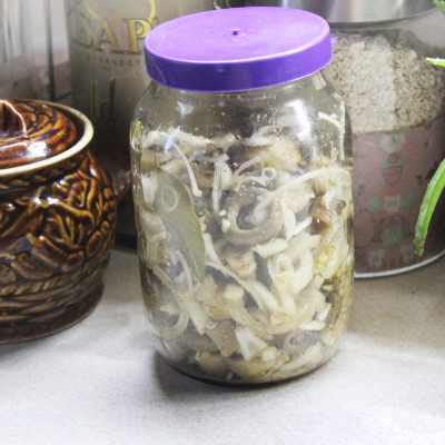 Хрустящие грибочки сухого посола - рецепт с фото