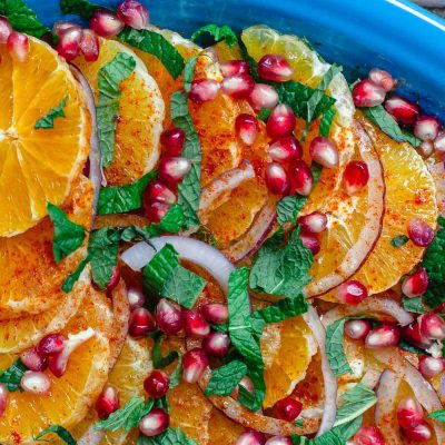 Средиземноморский апельсиновый салат - рецепт с фото