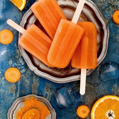 Мороженое из апельсина и моркови с медом и имбирем - рецепт с фото