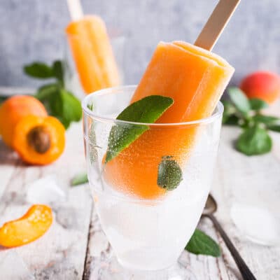 Фруктовый лед из абрикосов - рецепт с фото