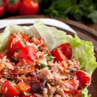 Салат из тунца и овощей - рецепт с фото