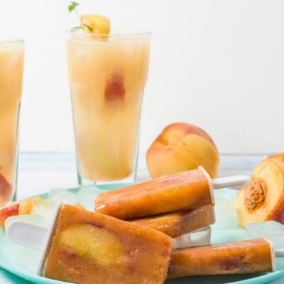 Мороженое из персиков - рецепт с фото