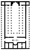 Базилика в Арманте. 1-я пол. V в.? План. Литография. 1809 г.