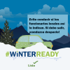 Evite conducir si los funcionarios locales así lo indican. Si debe salir, ¡conduzca despacio! #WinterReady