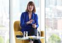 Shadow chancellor Rachel Reeves speaking to the media at a press conference in London on the General Election campaign trail (Lucy North/PA)