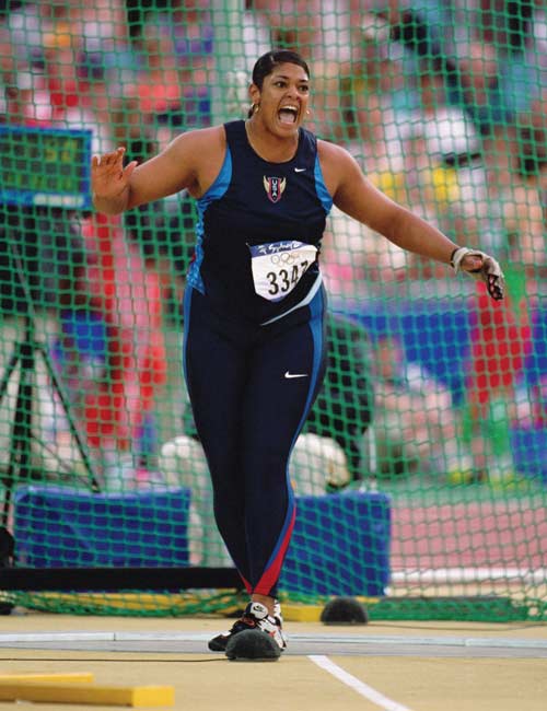 Hammer thrower Dawn Ellerbe