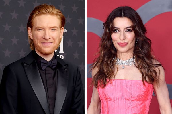 Domhnall Gleeson and Sabrina Impacciatore