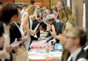 Stock image of a careers fair.