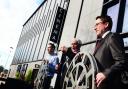 Opening of Scott Cinemas at Northgate Yard, Bridgwater - Zac Tucker [General Manager ; Scott Cinemas], Alan Bradford [Chairman ; Sedgemoor District Council] and Mark Williams [Scott Cinemas South West]. All pictures: Newsquest staff