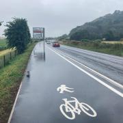 The new route runs along the A39 between Dunster and West Somerset College in Minehead.